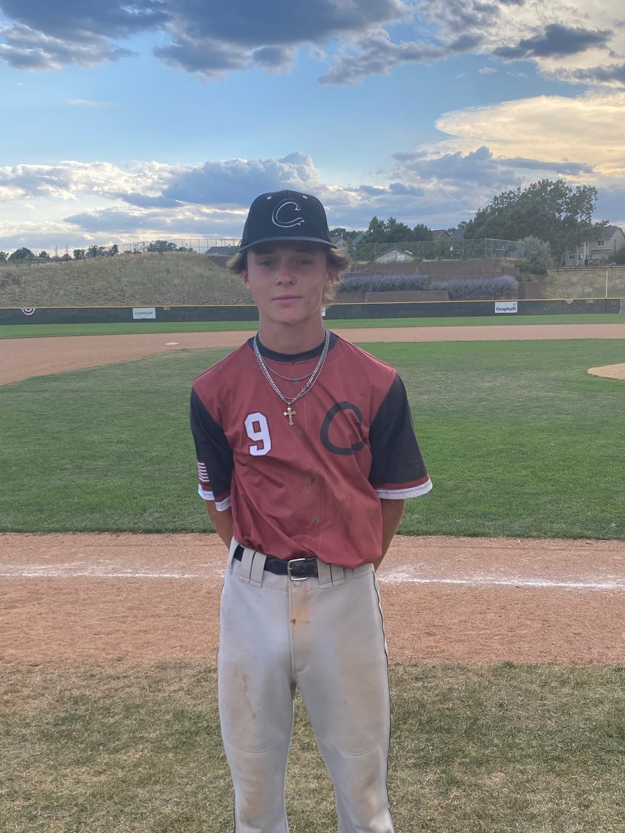 F: SJSA Chatfield Chargers 2025 9, 
Dirt Dawgs 7
PoG- Reese Hodges 2-3, BB, 2 RBI, R / IP, K