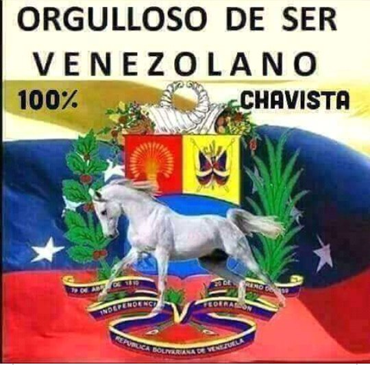 @BoliChoro @CarpinteroAlejo @AquiJodio57 @Stelaaraque @OJOVENE @Sergios2031 @f9cf3f4f2285465 @Fredypm @CleoGKlein @Antonio84094273 @Florencia90102 @Antonio29058651 @avatador2 @rescatatukgdef1 @OnlineFighterVe @miguelfconde @Klobo91 @caricaturasniso @Proleta64426131 @Vzla_asediada @ciro_quintero @HUS07777781 @rosaurabonita @patriarcado01 @3lS0ld4d0R0j0 @PriscilianoManu @Varela67416207 @alkon_6777 @RiegoPineda @chiguire_online @Samurai16157668 @Oscalibre @AlexRodrilobo @MontalvoMelva @marianoelprole @JVergaraN @Monknk1 @JosePar21476760 @Viejis39 @jhonnyvalle78 @Corsarionegro5 @armandilloel @HomeroR00 @licpcruz2 @N17643501C4749 @santafe4ever @resident1186 @JuanchOnline @RenndeI @PartidoPSUV Resentida social concepto: alguien q quiere ser algo q no puede; por lo tanto estoy muy lejos de éso, estoy ORGULLOSA de ser VENEZOLANA CHAVISTA y luchar por mi HERMOSO país VENEZUELA