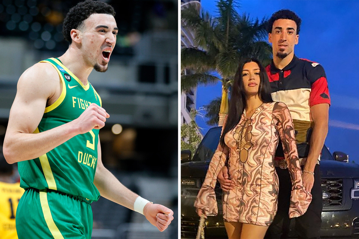 Chris Duarte has heartfelt moment with girlfriend Sylvia Velazquez at NBA Draft