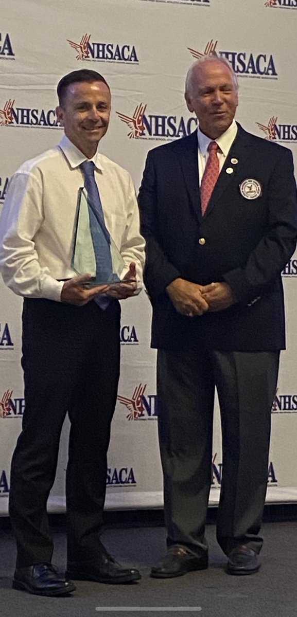 Because of all the young men at Danbury that have created a legacy thanks for making me National XC Coach of the Year🙏😎
