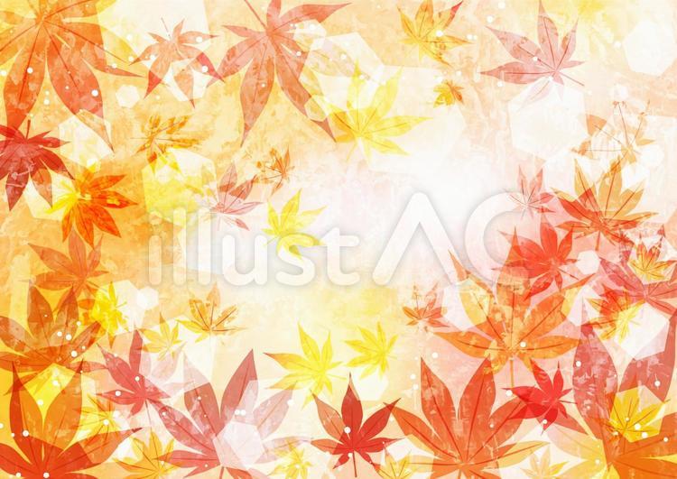 ট ইট র 十野七 ストックイラストやってます おはようございます カラフル紅葉フレームとか 紅葉落ち葉の油彩風背景とかできました イラストac リンクは猫のアイコンよりどうぞ