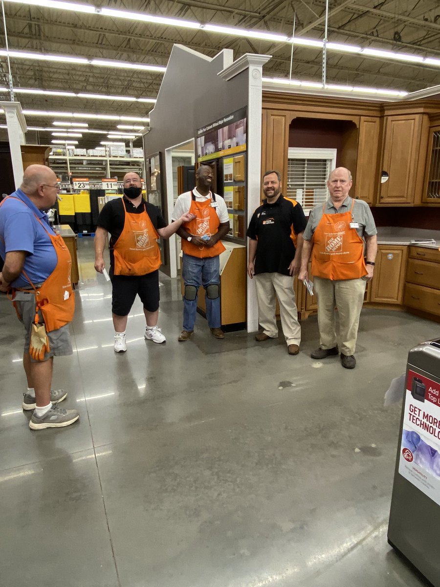 Thanks Jason for coming out and sharing information with our team on Cabinet Makeover!   Awesome PK!   HD#3638