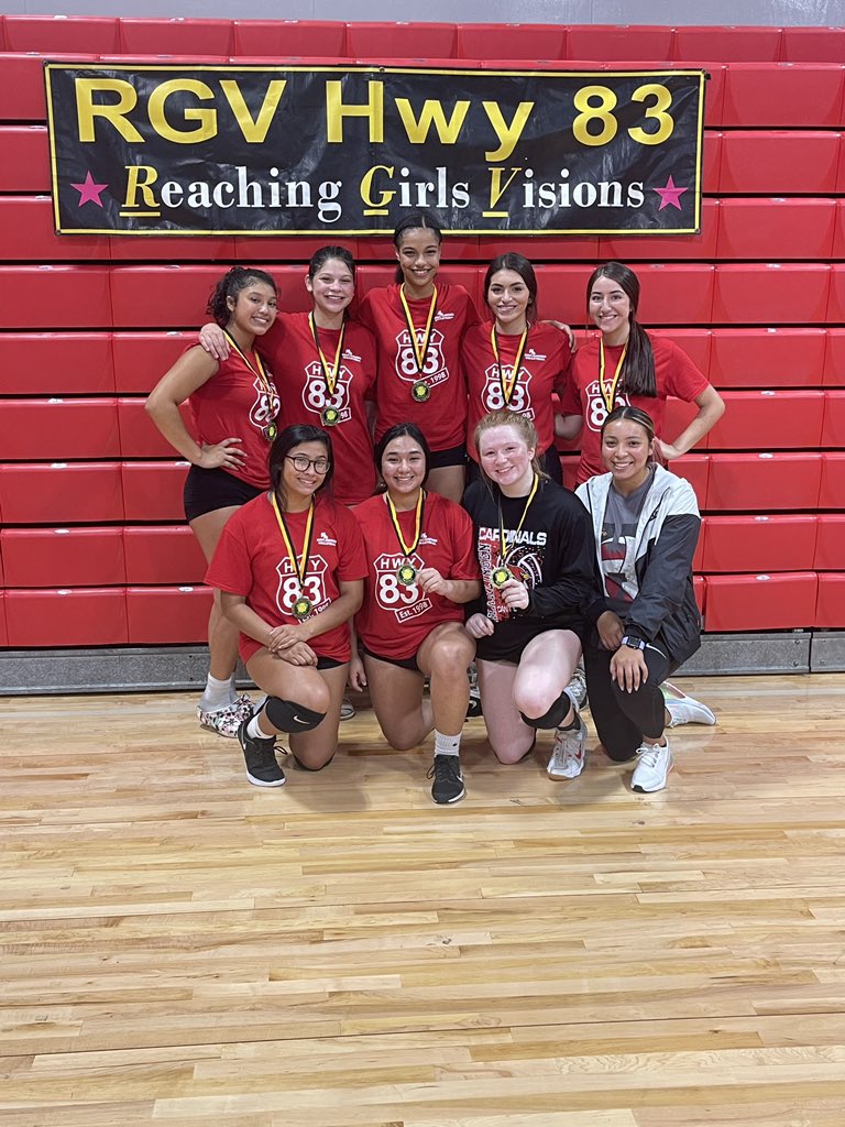 HarlingenVB's tweet photo. RGV Highway 83 - Harlingen Summer League Champions!❤️🏐🖤 #HarlingenVolleyball #CardinalVolleyball #CardinalAthletics 
#CSND #HHS #HHSProud #HCISD #RGVVolleyball @CoachRobDavies @HarlingenCISD https://t.co/0Xs1Ce48qu