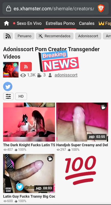1 pic. ?? 1.3K visualizaciones en 12 días. Y aún no se publica el último video de esta semana...
#shemalefuck