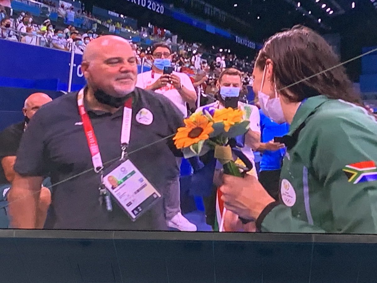pennyheyns's tweet photo. You leave me Speechless and make me 🥲. Well done Tatjana.
1st Gold for RSA female swimmer in 25years
1st WR for RSA female swimmer in 22years
1st Gold for Team SA at Tokyo 2020
… and all in Breaststroke! So proud of you Tatjana. Congratulations Rocco https://t.co/NOzzDzHiR7