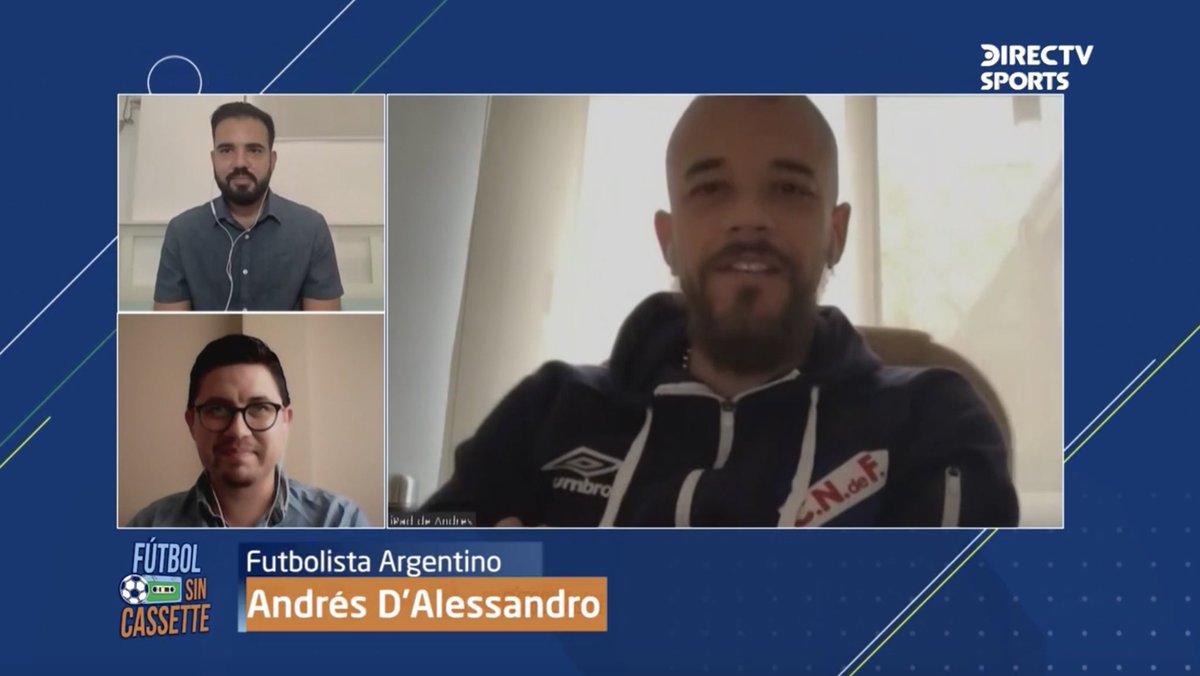 DSportsEC's tweet photo. ¡Al aire @f_sin_cassette ⚽️ con Andrés D’Alessandro 🇦🇷!
Conversamos con el futbolista argentino sobre su carrera, en la que ha ganado 12 títulos 🏆 con el @SCInternacional 🇧🇷, 5 con @RiverPlate ⚪️🔴 y 2 con la selección @Argentina 🇦🇷.
#FSCxDIRECTV https://t.co/8OK6ZlZNSw