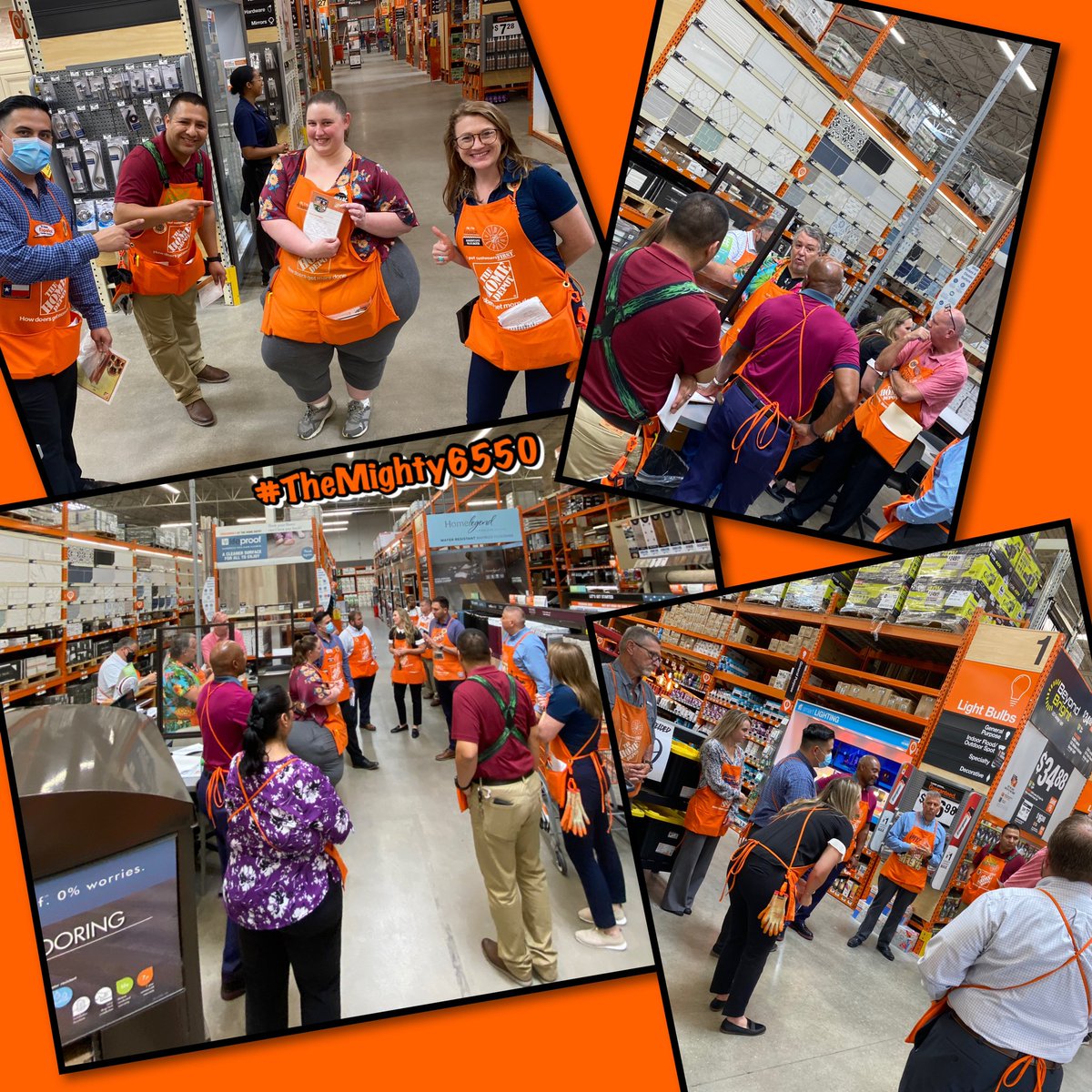 Great services walk today with the team! Very proud of my team and everything they are doing to drive this part of the business. #TheMighty6550 #Powerofthegulf @jreed4401 @LMcmilian @MervinTHD @bjp84