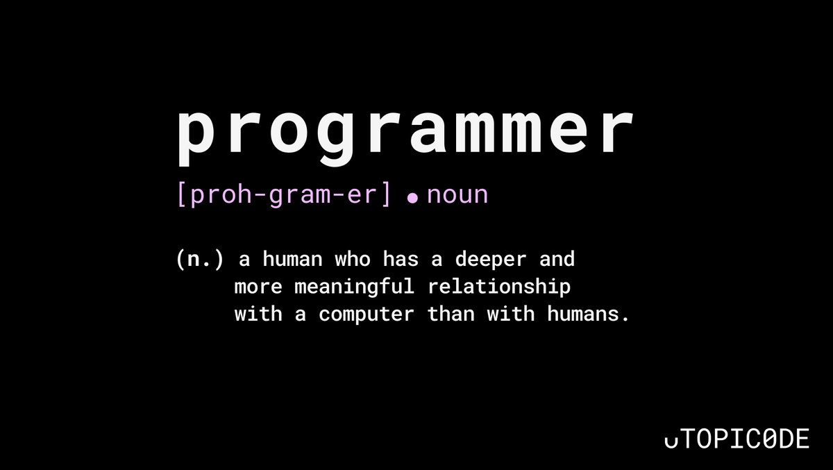 Utopicode1's tweet photo. I see no error 🤓
#softwaredeveloper #software #programming #coding #codinglife #thedevlife #programmer #womenintech #devs #devshumor https://t.co/whC8V4Fb8b