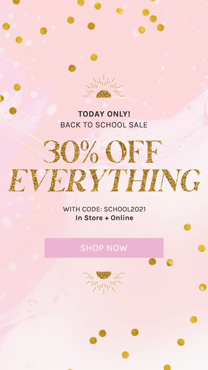 One of our biggest sales of the year! Starts Friday in stores + online