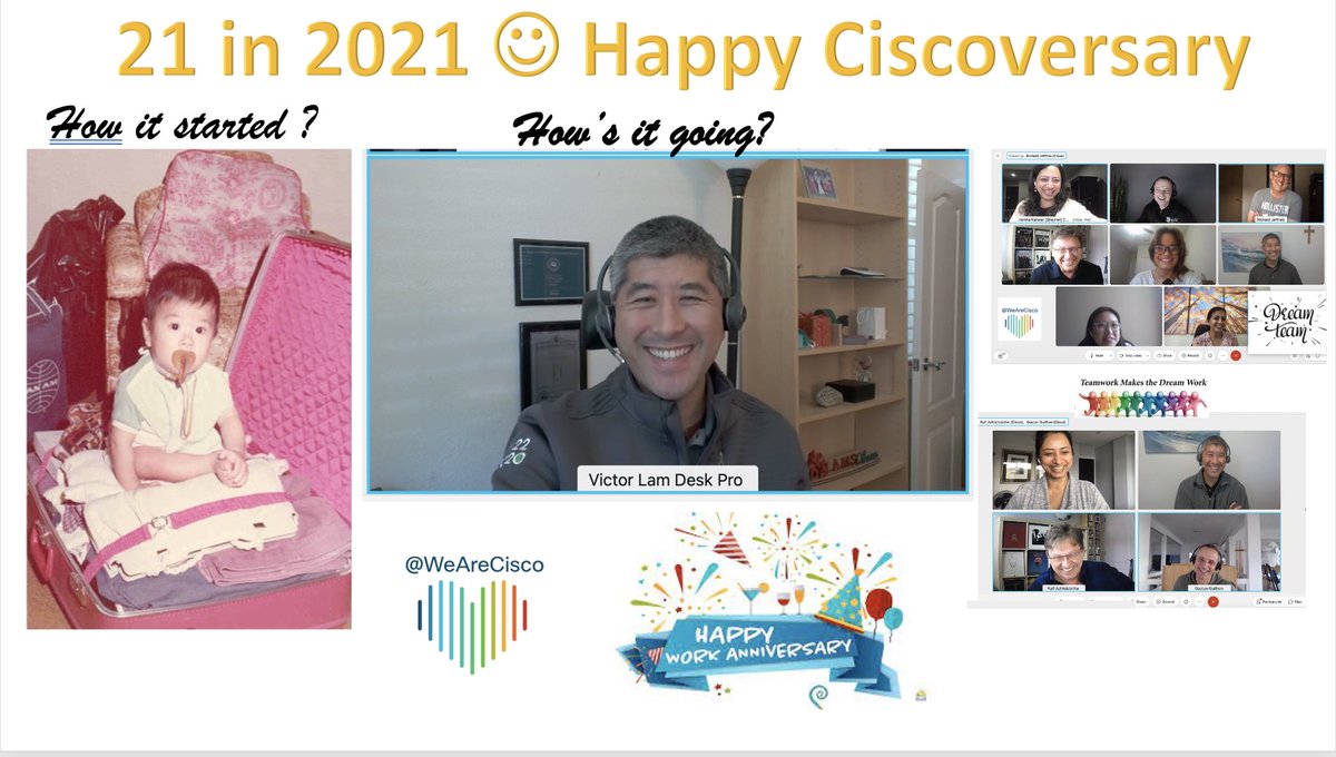 VarshaKanwar's tweet image. “The more you praise &amp;amp; celebrate your life, the more there is in life to celebrate.”
Happy 21st #Ciscoversary🎉 @vbplyr. You are a joy to work with, role model to many &amp;amp; we are so glad to have you on #Cisco Partner Experience Insights Managers team. #WeAreCisco #MomentsThatMatter