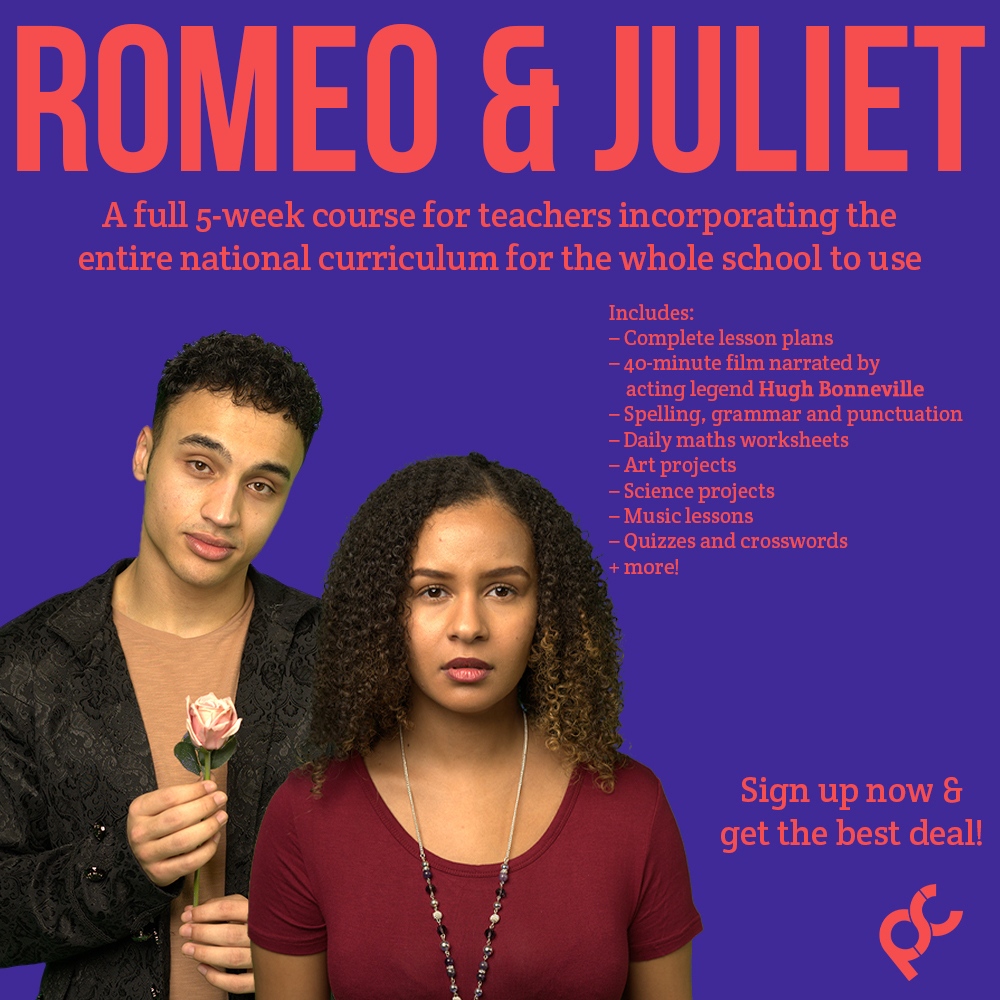More than 35,000 teachers used our last set of resources and LOVED them! Get our brand new Romeo &amp; Juliet primary school education resources in time for next term. On offer now: primaryshakespearecompany.org/signup
