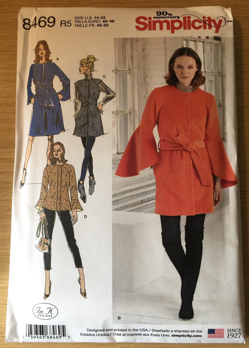 WatsonsVintage's tweet image. A FABULOUS Ladies Coat Pattern in my #etsyshop : Uncut 8469 Simplicity 2017 Sewing Pattern for Misses' Lined Coat in Two Lengths, Lined Jacket & Unlined Vest/Gilet - Sizes 14-22 #PlusSizePattern etsy.me/3lcWuno #Simplicity #UncutPattern #LinedCoatPattern #VestOrGilet