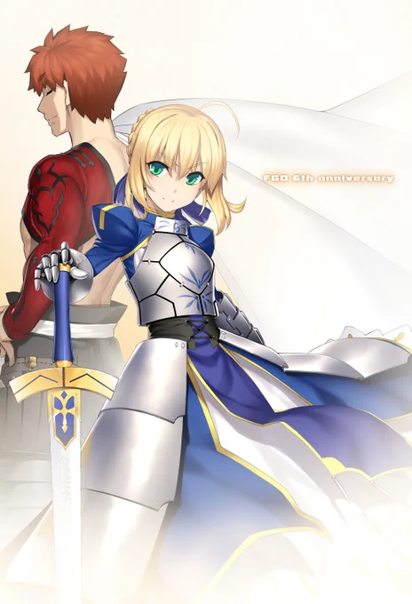 FGO6周年おめでとうございますッ。
#FGO6周年 

青王と村正のつもりが青王+リミゼロみたいな感じになったけど、それはそれで原点回帰感あってヨシッ。 