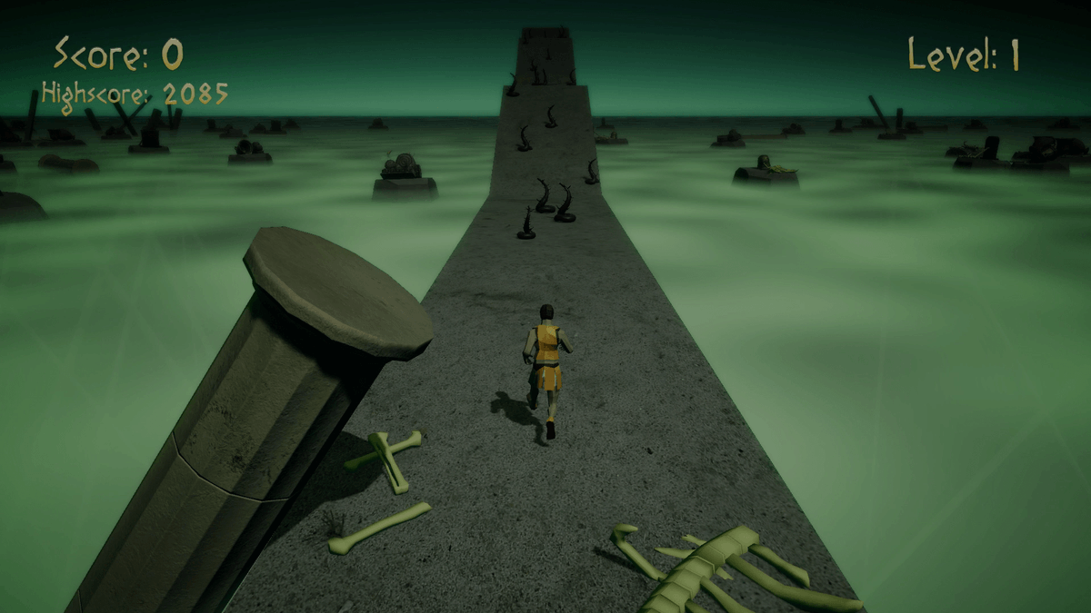 dense13's tweet photo. I recently found a game jam that runs every month, and this is totally my kind of project. :) Here's my first monthly game: Underworld Run. You can download it for Windows or Mac, or you can play it directly in the browser.
https://t.co/mxb0UiwF6F https://t.co/Y5eVJeAzVg