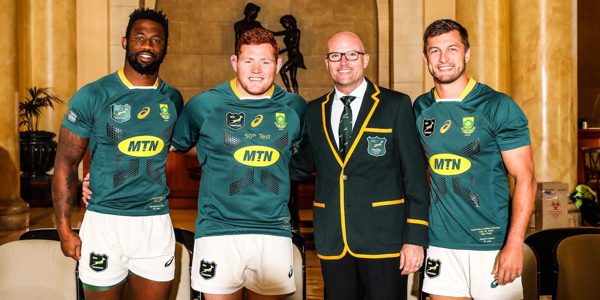 🇿🇦 The Springbok team for the second Test of the #CastleLionsSeries, a special milestone for Steven Kitshoff #StrongerTogether #StrongerForever