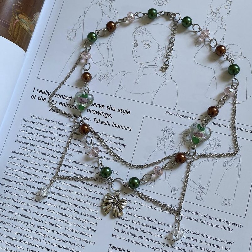 keisukeiji's tweet photo. i made jewelry inspired from howl’s moving castle! <3 https://t.co/IbxXh6Sncj