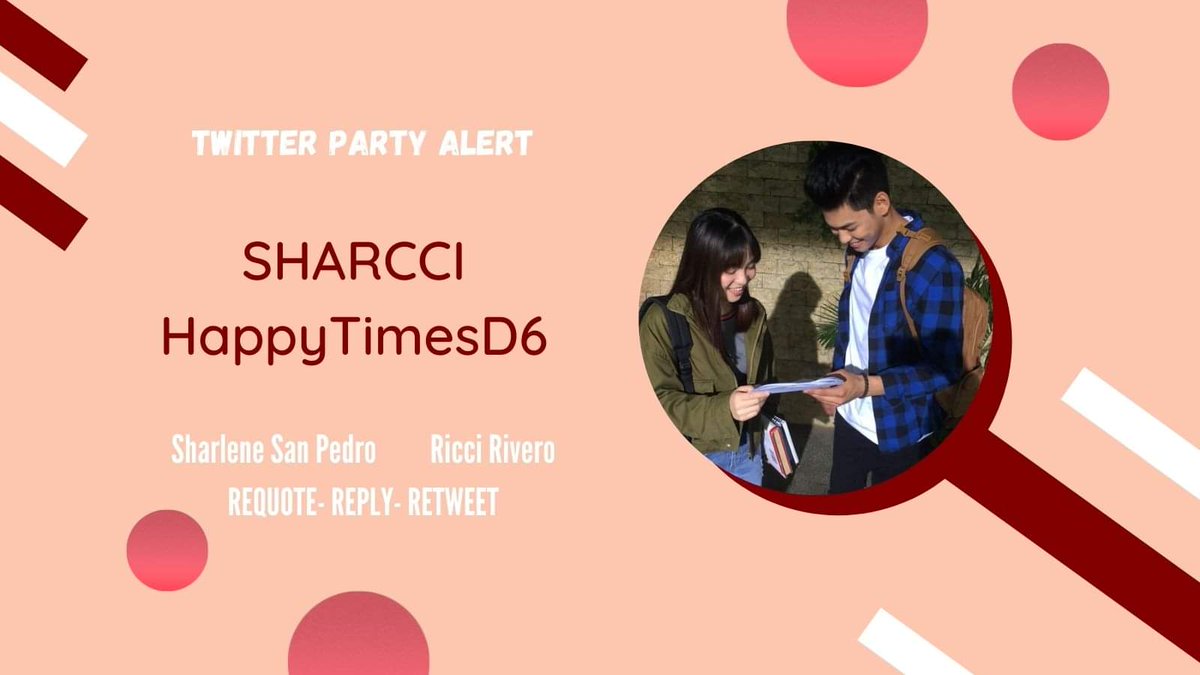 SharCciOfficial's tweet photo. Twitter party starts now! 

Join us as we hype the 6th shooting day of Happy Times and of course, SharCci! Please use our tag for today! 

Also, don't use a hashtag to prevent our tag to be spammed. 

SHARCCI HappyTimesD6 https://t.co/aTa6OTIit2