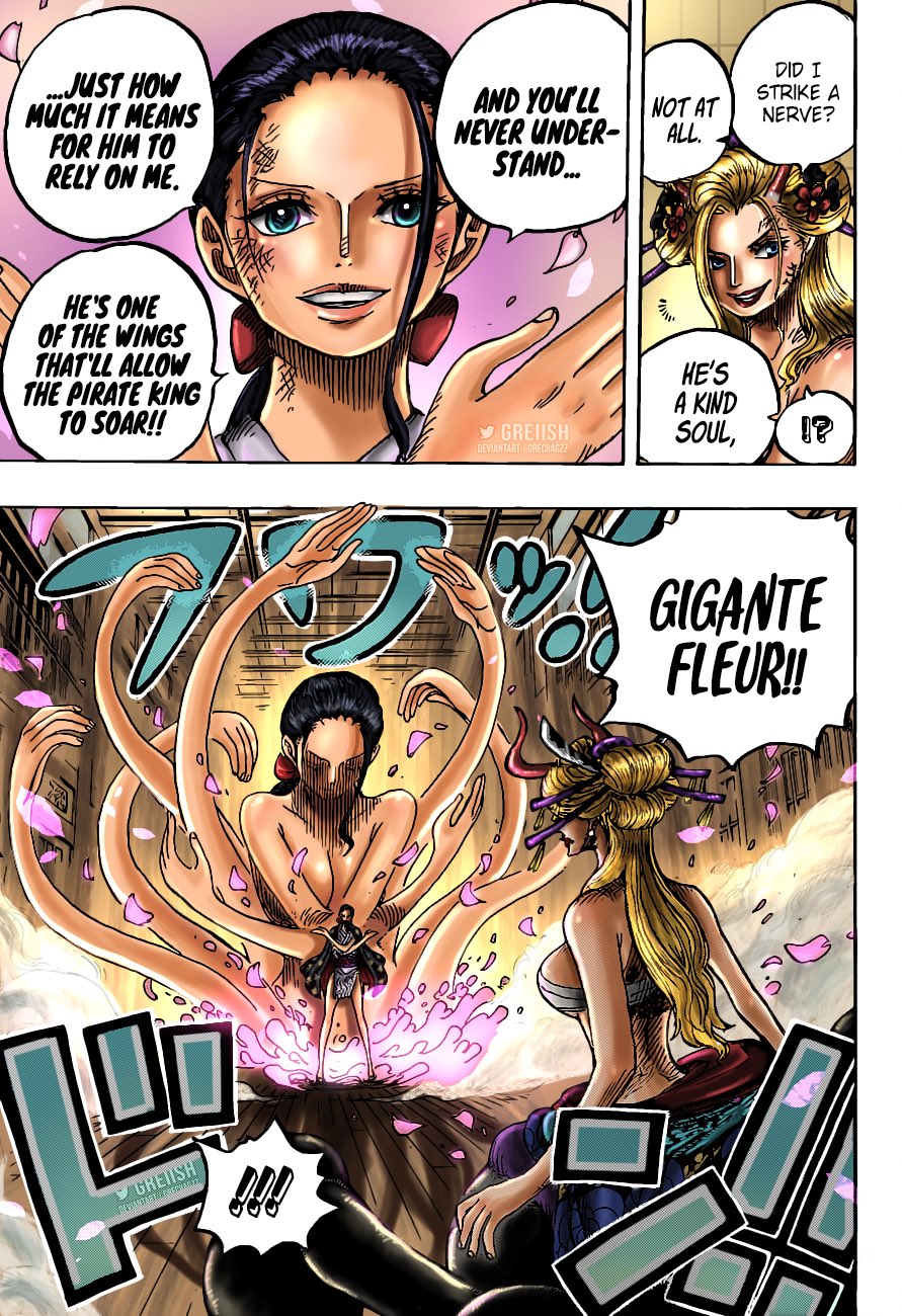 Chapter 1020 coloring by me : r/OnePiece