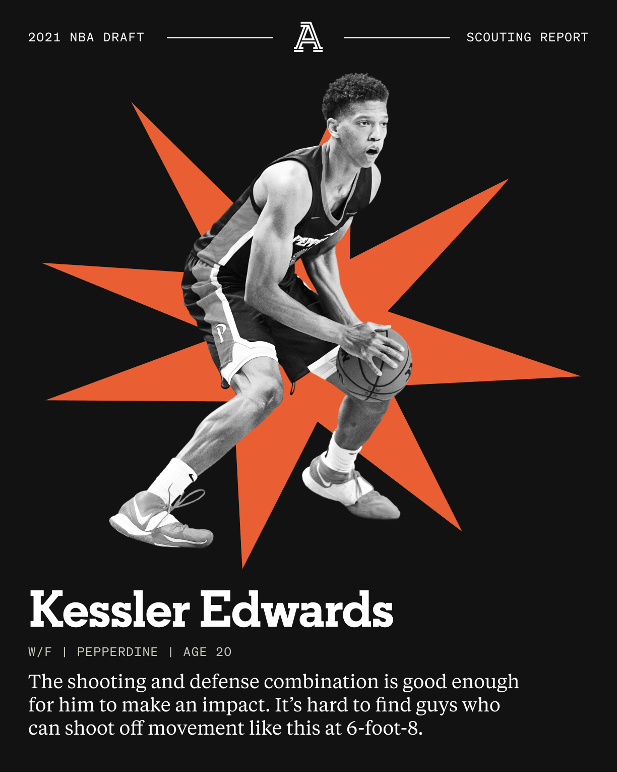 Kessler Edwards, the Nets' latest draft steal, has risen to every