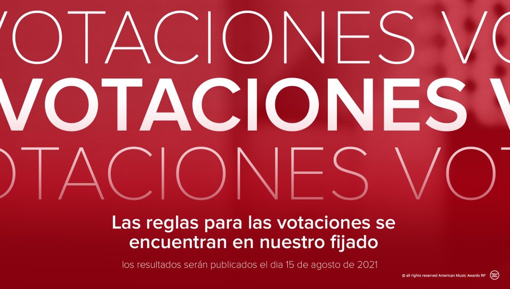 AMAS_RP's tweet photo. 30 de Julio de 2021: Votaciones AMA's ᴿᴾ https://t.co/78JjsJWD2M