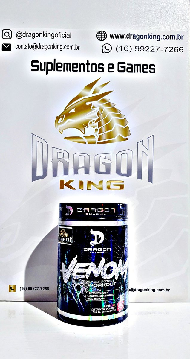 DragonKingSG's tweet photo. https://t.co/0zlAm5MgZO 
Suplementos Importados 🇺🇸 e Nacionais 🇧🇷
📦 Pronta Entrega
🎮 Jogos do PS4
🎫 10% de Desconto à Vista
💳 Parcelamento em até 12x Vezes
🚚 Enviamos para todo Brasil

DR. FEAAR - Aminoácidos  Dragon Pharma - 30 DOSES

#dragonpharma
#dragonkingsuplementos https://t.co/PC0sY0I8kA