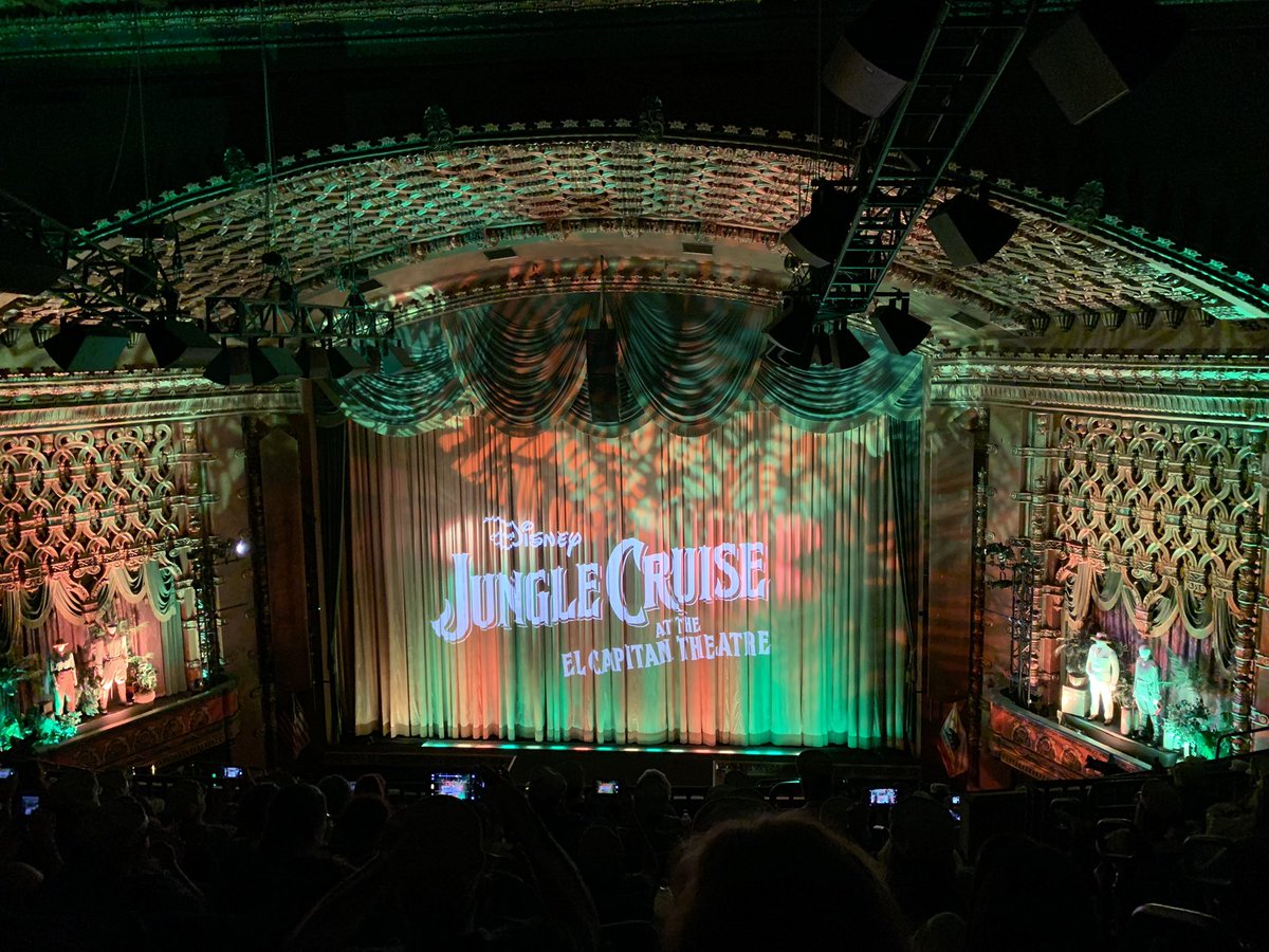 TheJosephGamboa's tweet photo. Had a great time at the #JungleCruise opening night D23 event! The movie was great! The audience erupted into cheers for the backside of water 🤣 I can’t wait to see it again! The event was great, we even got DOLE WHIP! Also, check out my super cool skipper hat 😎 #D23Events #O2H https://t.co/RSfajAFKih