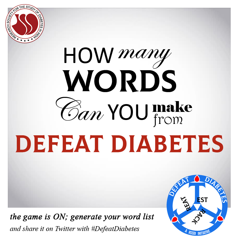 Rssdi_official's tweet photo. There are multiple Friday reactions from #FRInally to #FRIyay to #TGIF to #FRIDAYlicious. Let's crack more words from our vision statement "Defeat Diabetes". Tweet your response with #TestTrackTreat and #DefeatDiabetes. Let's make a #FunDay 🙂 https://t.co/jlnGgZYW4r