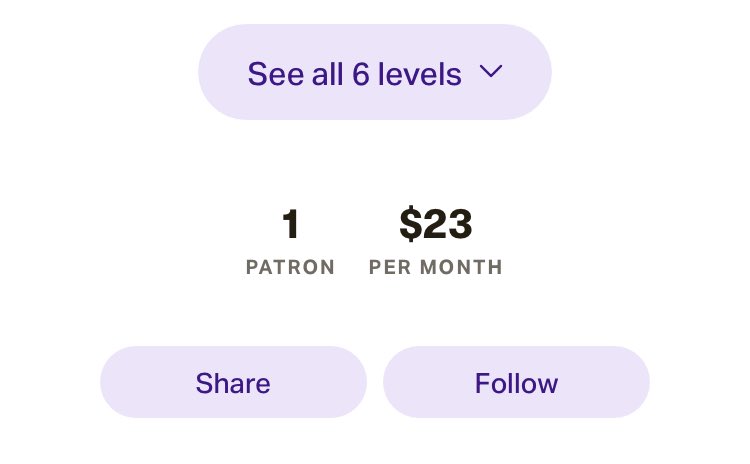 And we have the first Patron!!!🔥🔥🔥