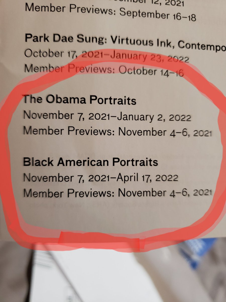 This just came in the mail from #LACMA. Now I regret letting my membership expire. 
#TheObamaPortraits
#BlackAmericanPortraits