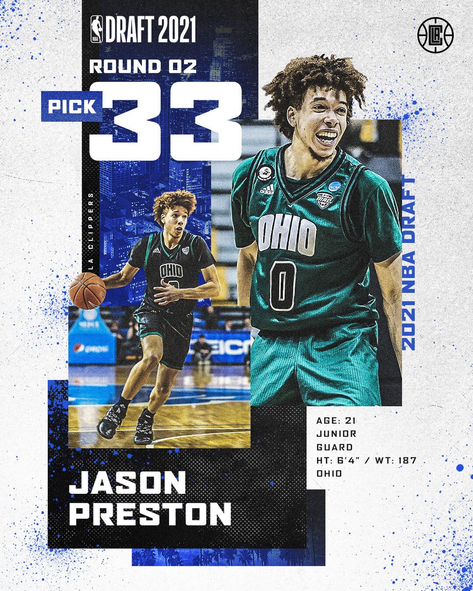 𝐖𝐞𝐥𝐜𝐨𝐦𝐞 𝐭𝐨 𝐋𝐀

Keep grinding, <a href="/Treballjay11/">Jason Preston</a>! #ClipperNation