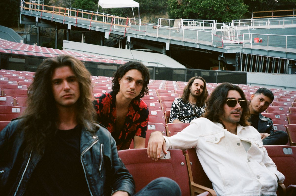 Prettybnd's tweet image. PRETTY. shooting at The Greek Theatre. Summer 2021