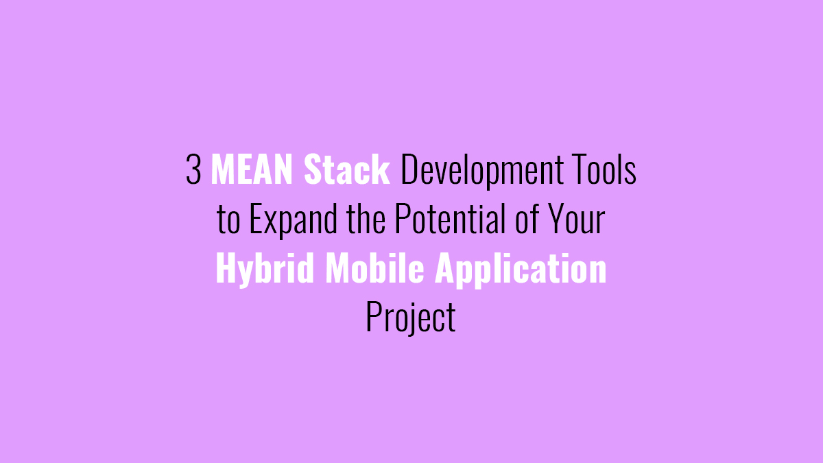 ElegantMicroWeb's tweet image. 3 MEAN Stack Development Tools to Expand the Potential of Your Hybrid Mobile Application Project

bit.ly/3fduBHL

#MEANDevelopment #MEANDevelopmentIndia #MEANDeveloper #MEANProgramming #MEANStackDevelopmentAhmedabad