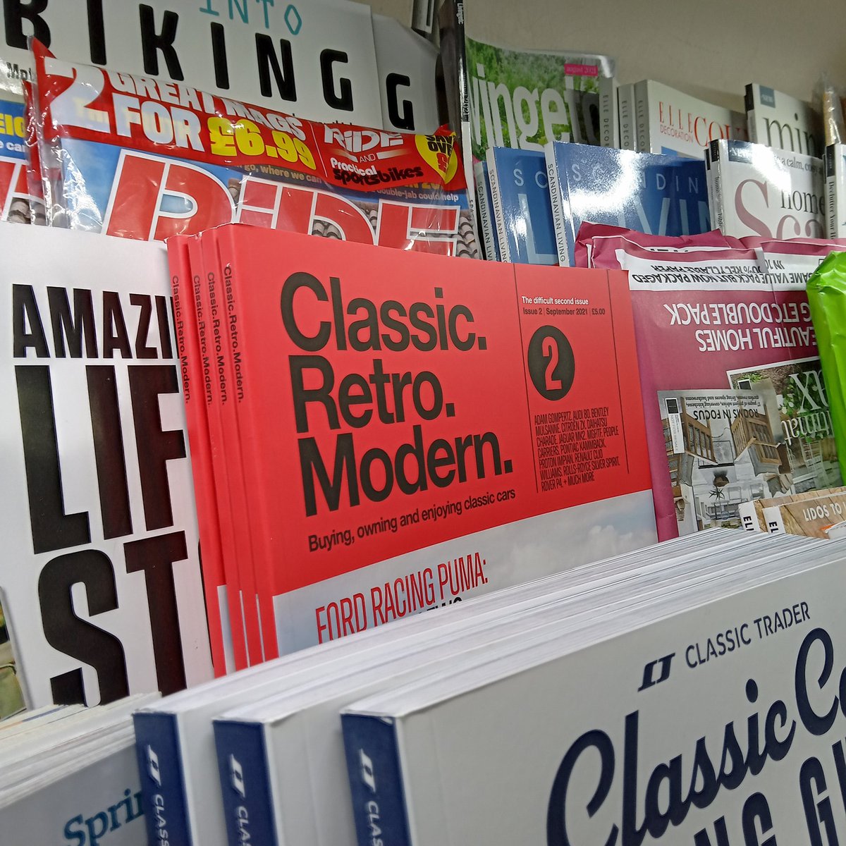 Issue 2️⃣ of <a href="/classicretromod/">Classic.Retro.Modern.</a> is out today, which is obviously pretty exciting. I reckon we've nailed "the difficult second issue" but pick one up and judge for yourself.