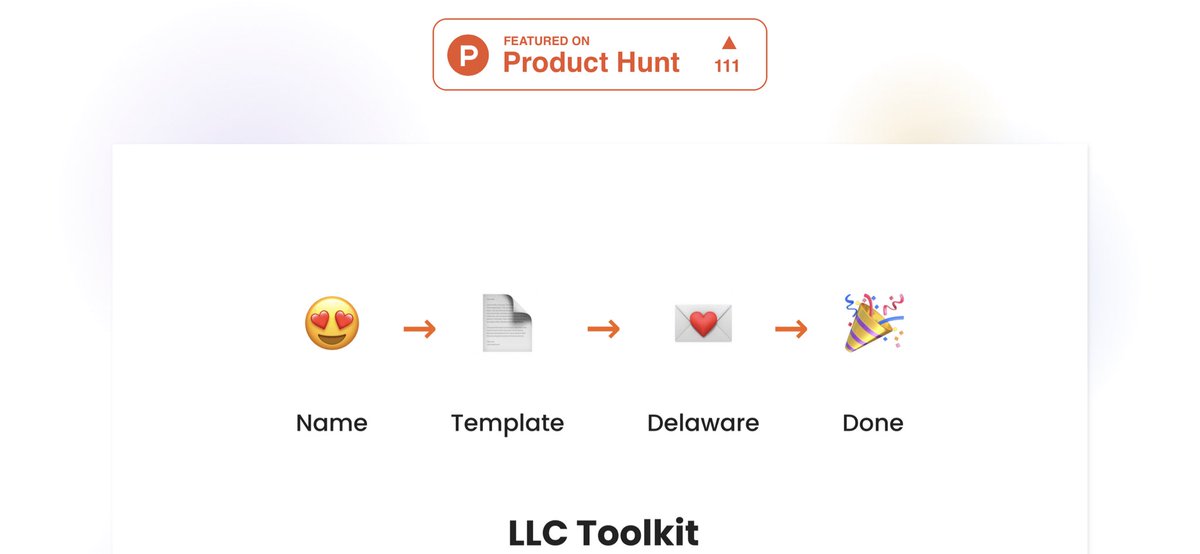 LlcToolkit's tweet photo. ✨Magic of #buildinpublic comes to life!

❤️ via @ProductHunt @beondeck #GBW2 

See you all the pitch competition this Sunday! 🔥🔥🔥 https://t.co/8wymax3VWf