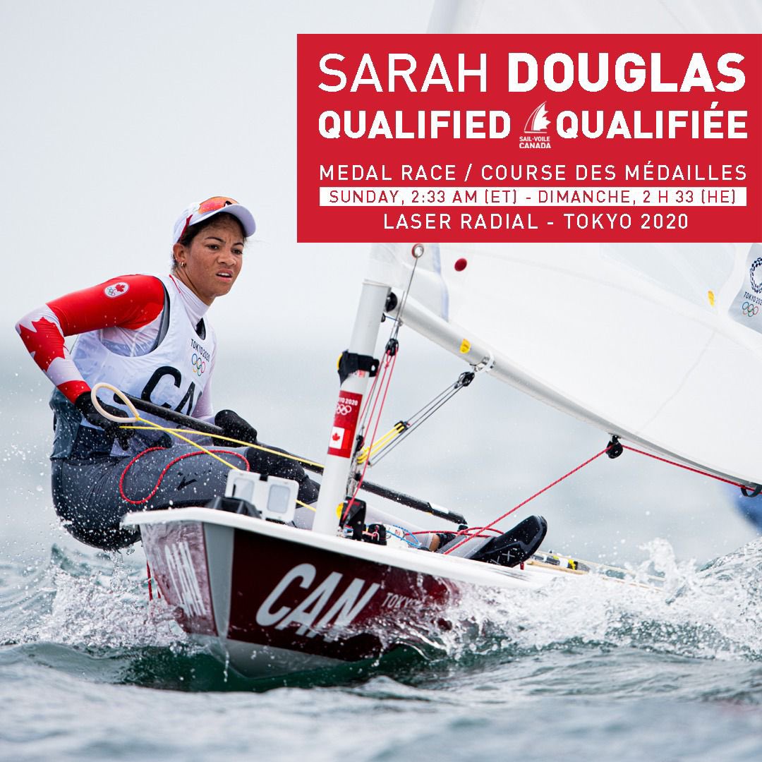 Congratulations/Félicitations <a href="/sarahdouglas__/">Sarah Douglas</a> !

<a href="/TeamCanada/">Team Canada</a> 
<a href="/CBCOlympics/">CBC Olympics</a> 
<a href="/RC_Sports/">Radio-Canada Sports</a> 
<a href="/SportCanada_EN/">Sport Canada</a> 
<a href="/SportCanada_Fr/">Sport Canada</a>
