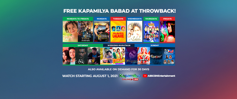 KapamilyaPR's tweet photo. Relive the good old days with these classic TV series and movie titles free on ABS-CBN Entertainment YouTube channel https://t.co/uu7nILYH7J https://t.co/b6zfEtsSdS