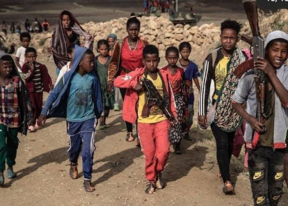 DrGetahun's tweet photo. Students not going to School in #Tigray, pushed to becoming soldiers in #TPLF militia. Losing a generation to War in #Tigray. Very Sad.
#Ethiopia enacted ceasefire to help its people in Tigray resume Life.
#TPLF continues to reject the ceasefire https://t.co/349griduP3