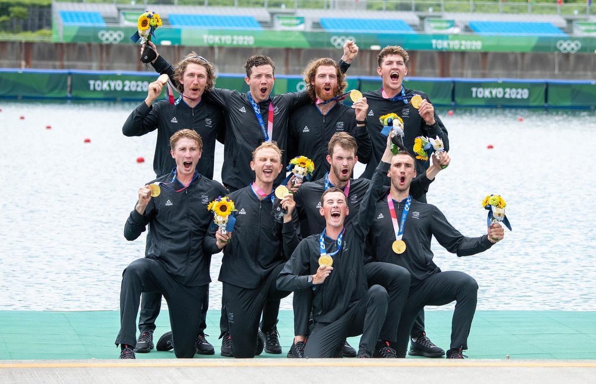 最高のフィナーレ！男子エイト金メダル。熱い夏をありがとう！

instagram.com/p/CR79SFoJb7B/…

#ニュージーランド
#東京五輪
#ボート
#琵琶湖