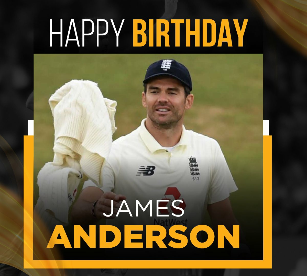 Wishing king of swing James Anderson a very happy birthday. 