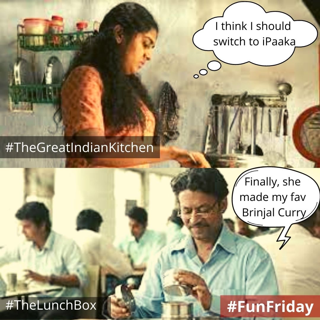 i_paaka's tweet photo. With all due respect to the creators of the iconic movies #TheGreatIndianKitchen &amp; #TheLunchBox 😎👍
Visit https://t.co/tW1nrkjeIw to explore 
#iPaaka #CookingIsForEveryone #HealthyFood #EatClean #EatHealthy #SouthIndianFood  #HomeCooked #TraditionalRecipes #AmazonLaunchpad https://t.co/krlTURr8CB
