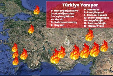 newsreader1288's tweet photo. A deadly fire is out broke in Turkey.Alas!what a heartbreaking news is this.😢😢 Our  whole prayers and condolences are with Turkish nation. Hope this disaster ends soon. 
#PrayForTurkey https://t.co/kjT7HAgpY4