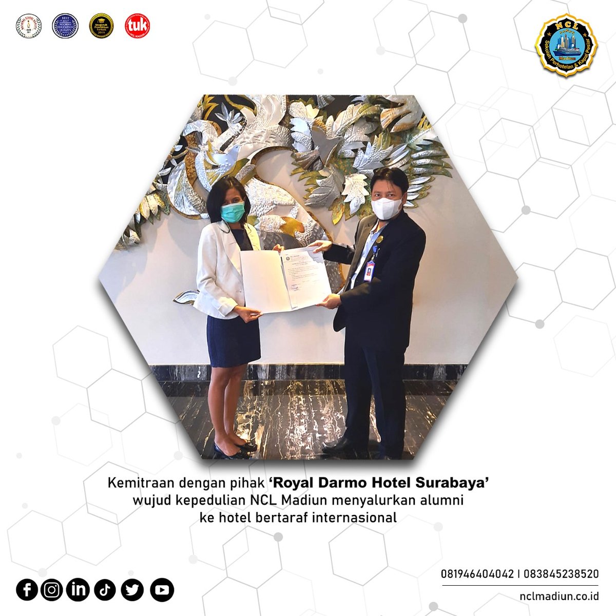 NclMadiun's tweet photo. _____________________________
reach your dreams with us:
https://t.co/uBQIGi3br5
081938830561, 083845238520, 081946404042

#nclmadiun #nclovers #kenclaja #ensilo #ensilopedia #kampuskapalpesiar #kampusperhotelan #kapalpesiar #peluangkarir #peluangkerja #perhotelan #sahabatensilo https://t.co/JFH7QgQYiw