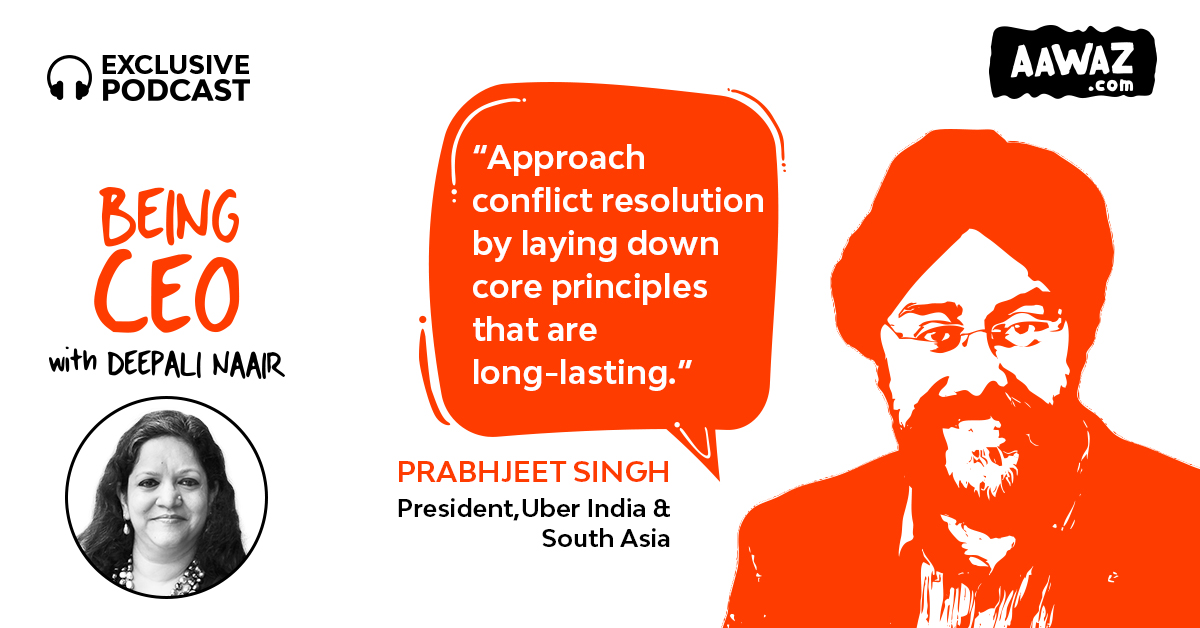 AawazDotCom's tweet photo. Hear @prabhjeet_s, President, @Uber_India & South Asia, spill his secrets on building an entrepreneur-driven culture within an organisation and how to approach conflict resolution, in this episode of the #BeingCEO podcast with @deepalinaair.
https://t.co/rI0cdmqXK0 https://t.co/oU5UDYdeDc
