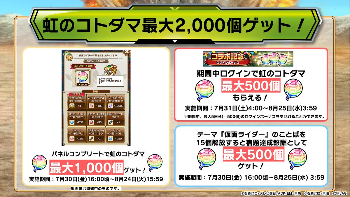 コトダマン仮面ライダーコラボ Twitter Search