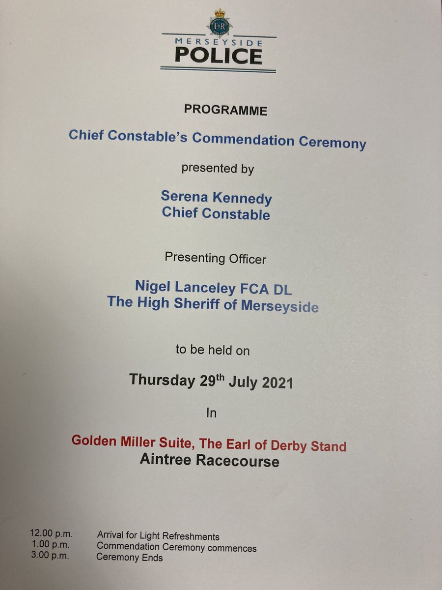 smkennedy12's tweet image. It was brilliant to recognise the fantastic work of our police officers, police staff, volunteers &amp;amp; members of the community yesterday - actually in person!! Lovely to be finally able share the occasion their families &amp;amp; friends. Thanks to ⁦@HS_Merseyside⁩ for joining us.