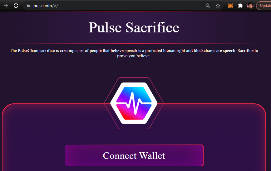 RichardHeartWin's tweet photo. Prescience.
"The PulseChain sacrifice is creating a set of people that believe speech is a protected human right and blockchains are speech. Sacrifice to prove you believe." https://t.co/UhFqO7kA0o