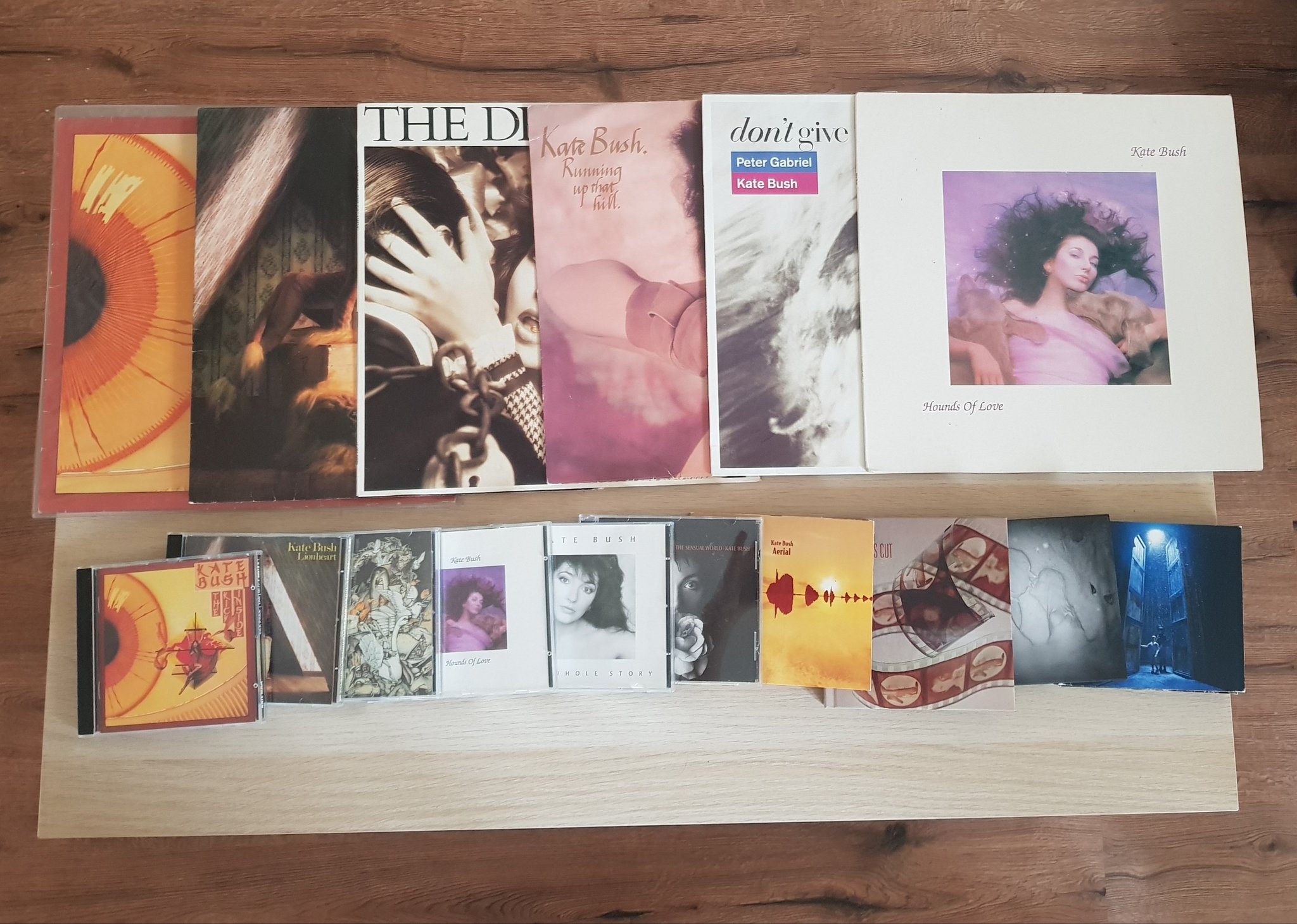 A happy birthday to kate bush by showing off my collection 