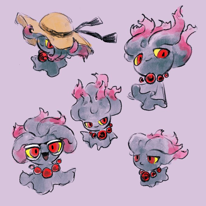 ポケモン ミカルゲ ポケモン ポケモンイラスト ポケモン版深夜の真剣お絵描き60 ぬいこ のイラスト