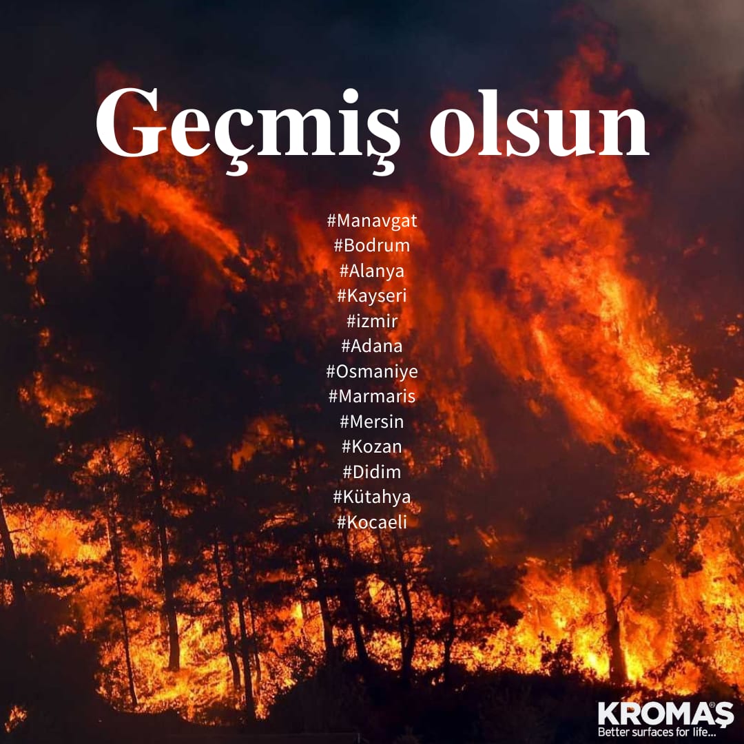 Manavgat'ta başlayıp birçok ilde devam eden yangınları ve doğanın gördüğü zararı üzülerek takip ediyoruz.

Hayatını kaybeden vatandaşlarımıza Allah'tan rahmet; ailelerine ve milletimize başsağlığı, tedavisi süren vatandaşlarımıza da acil şifalar dileriz.

 #icimizyaniyor