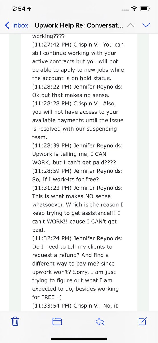 malibuchick78's tweet image. Beware upwork users… they can put a hold on your financials without a reason, while they tell you that you can keep working!! But yet can’t get paid cause you can’t withdraw the funds!
#upwork #Upwork #upworkhelp